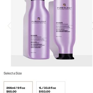 Bundle of 6 Pureology 3 hydrate shampoos 3 hydrate conditioners all 9fl oz $195